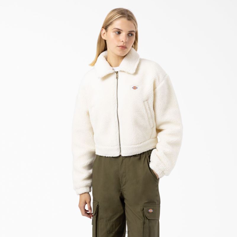palmerdale flis jakna žene Dickies bijelo (wh) 6BPL62301 odjeća