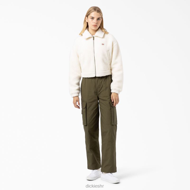 palmerdale flis jakna žene Dickies bijelo (wh) 6BPL62301 odjeća