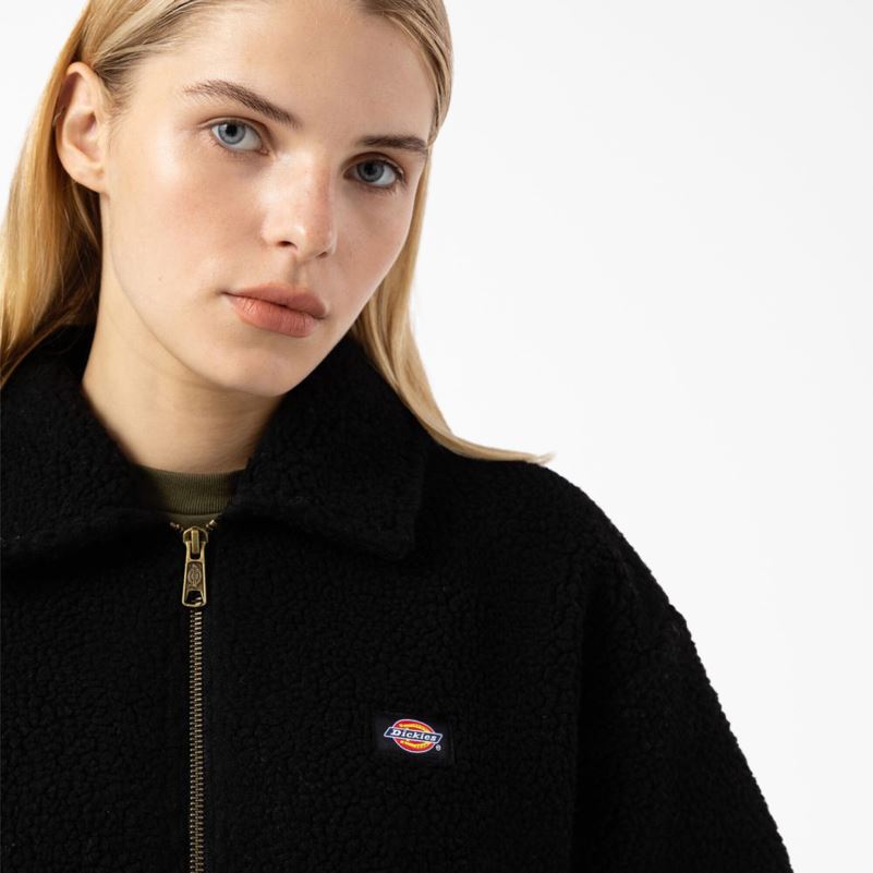 palmerdale flis jakna žene Dickies crna (bkx) 6BPL62300 odjeća