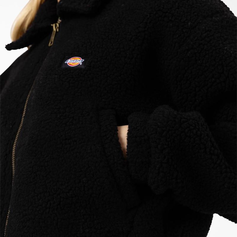 palmerdale flis jakna žene Dickies crna (bkx) 6BPL62300 odjeća