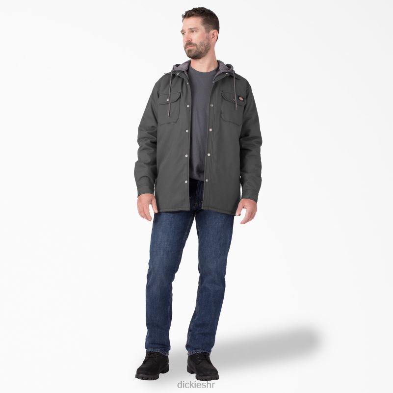 patka platnena jakna s kapuljačom muškarci Dickies škriljasto siva (sl) 6BPL61003 odjeća