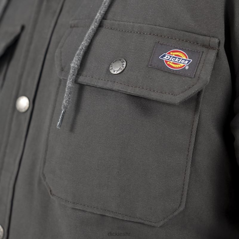patka platnena jakna s kapuljačom muškarci Dickies škriljasto siva (sl) 6BPL61003 odjeća
