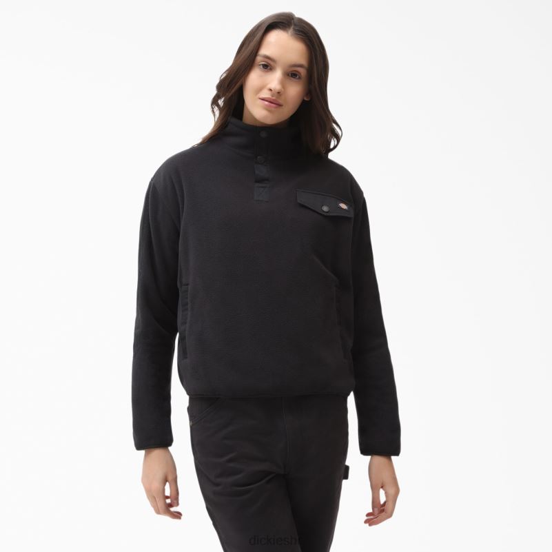 port allen pulover od flisa žene Dickies crna (bkx) 6BPL62365 odjeća