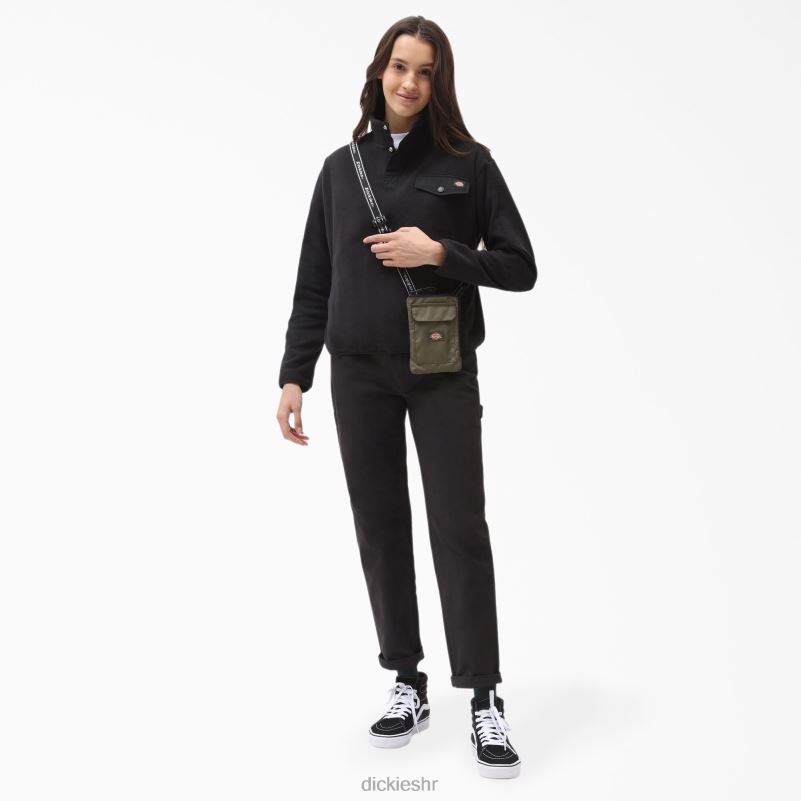 port allen pulover od flisa žene Dickies crna (bkx) 6BPL62365 odjeća