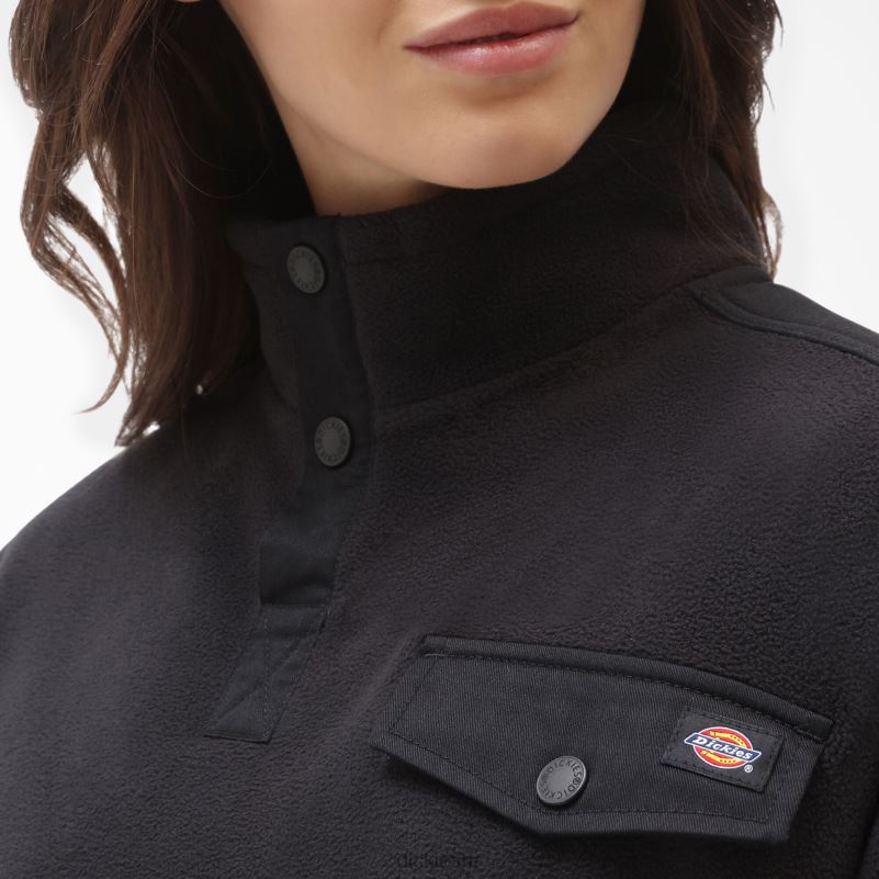 port allen pulover od flisa žene Dickies crna (bkx) 6BPL62365 odjeća