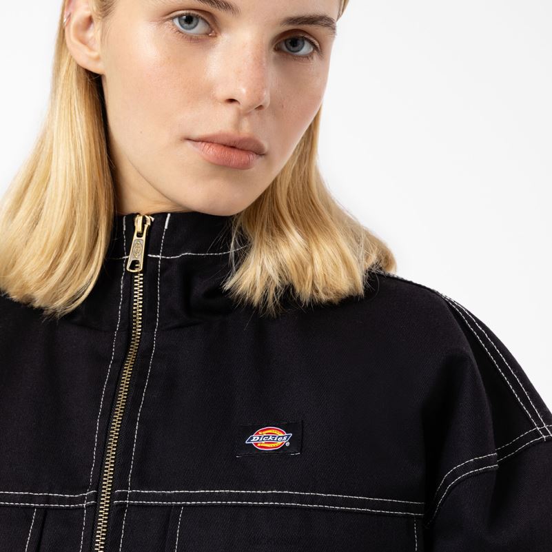 sawyerville jakna žene Dickies crna (bkx) 6BPL62383 odjeća