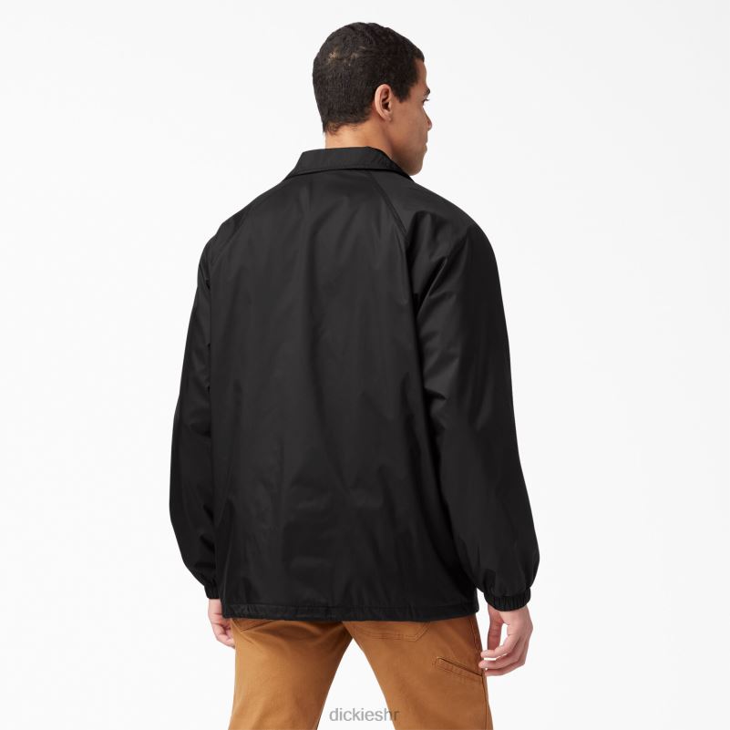 snap front jakna muškarci Dickies crna (bk) 6BPL61030 odjeća
