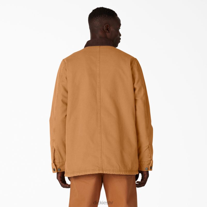 stonewashed duck lined chore kaput muškarci Dickies oprana smeđa patka (sbd) 6BPL61100 odjeća