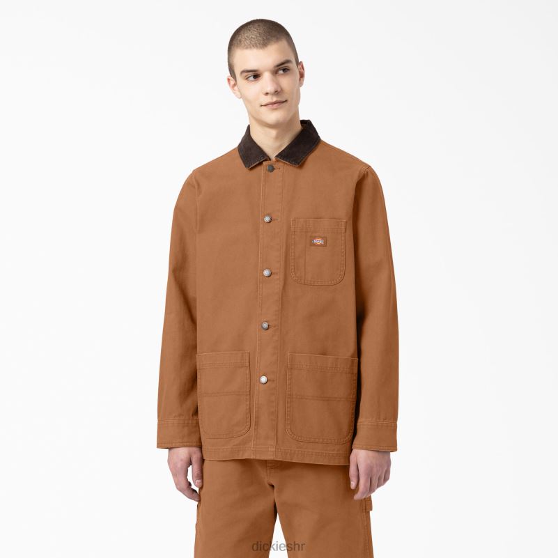stonewashed duck nepodstavljeni kaput za posao muškarci Dickies oprana smeđa patka (sbd) 6BPL61070 odjeća