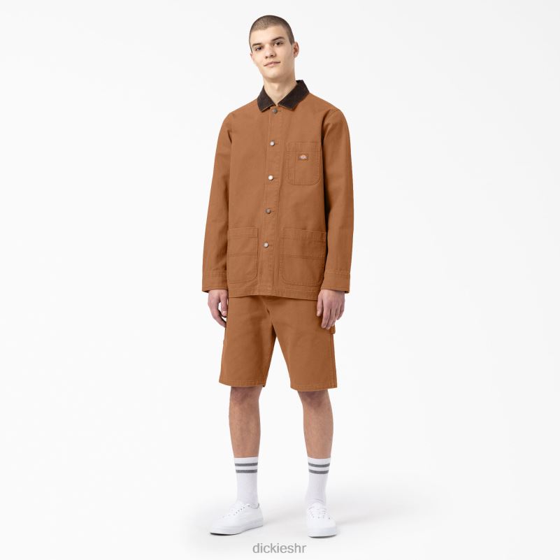 stonewashed duck nepodstavljeni kaput za posao muškarci Dickies oprana smeđa patka (sbd) 6BPL61070 odjeća