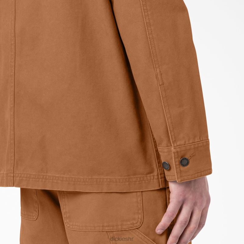 stonewashed duck nepodstavljeni kaput za posao muškarci Dickies oprana smeđa patka (sbd) 6BPL61070 odjeća