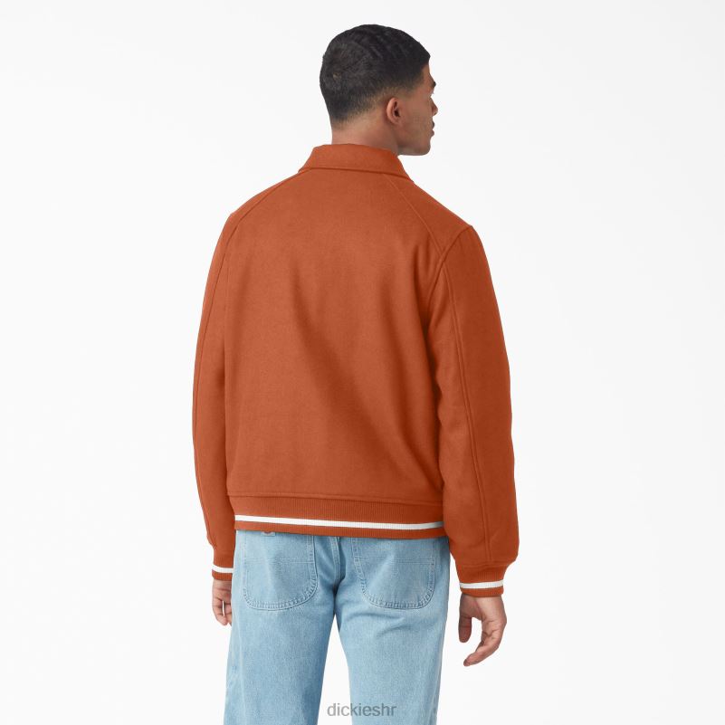 sveučilišna jakna muškarci Dickies medenjak smeđi (tj.) 6BPL61086 odjeća
