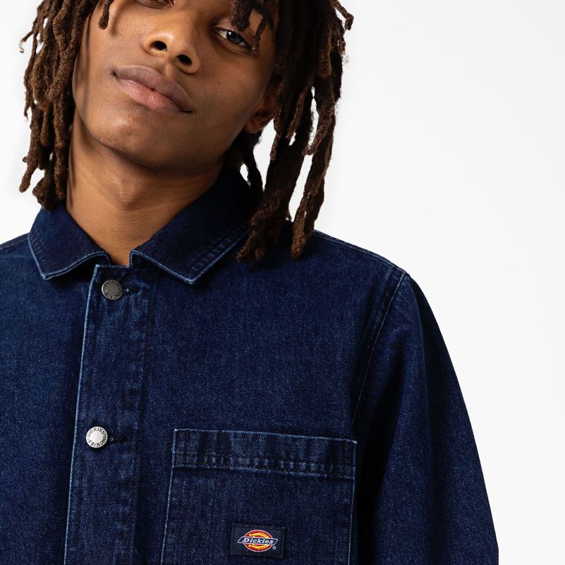 traper kućni kaput muškarci Dickies indigo plava (snb) 6BPL6993 odjeća