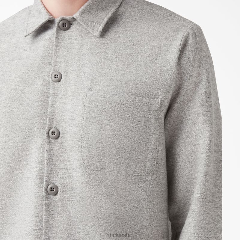Košulja dugih rukava iz 1922 muškarci Dickies isprano srebro (rsv) 6BPL6935 odjeća