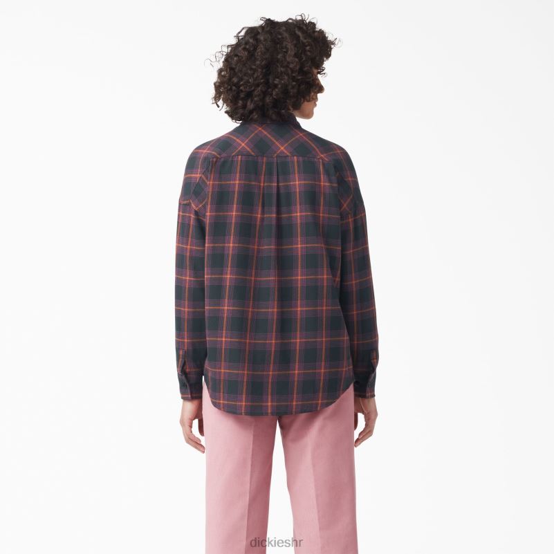 bakerhill prevelika košulja žene Dickies vino/crno karirano (bpn) 6BPL62101 odjeća