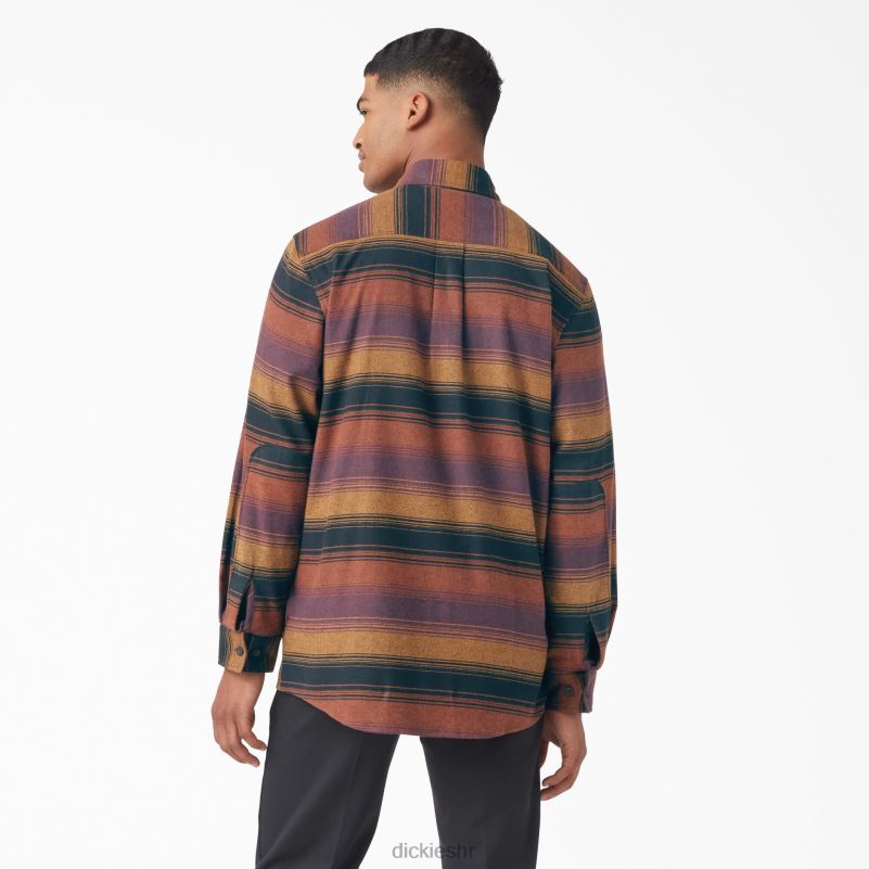 flanelska košulja dugih rukava muškarci Dickies vinski pokrivač (wsc) 6BPL6783 odjeća