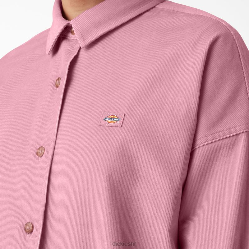 halleville prevelika košulja od samta žene Dickies lisičarka (f2g) 6BPL62185 odjeća