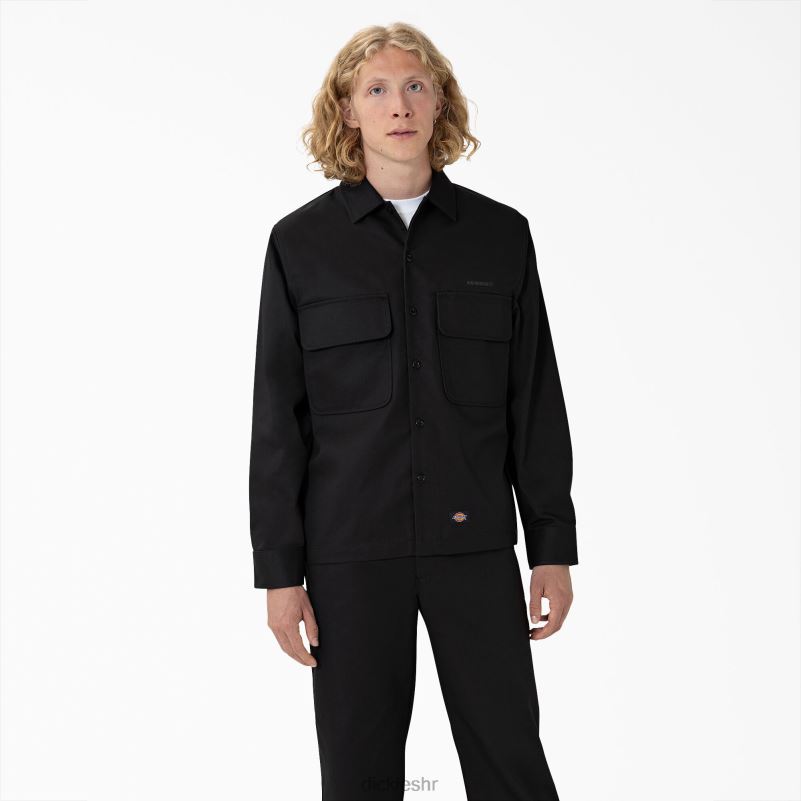 highsnobiety & službena košulja muškarci Dickies crna (bkx) 6BPL6918 odjeća