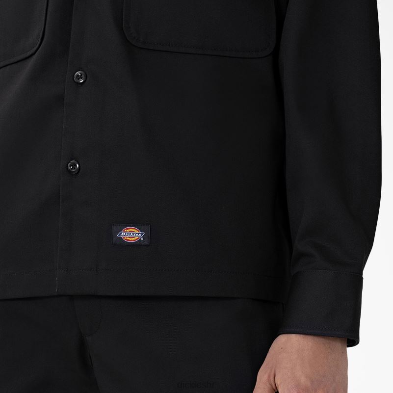 highsnobiety & službena košulja muškarci Dickies crna (bkx) 6BPL6918 odjeća