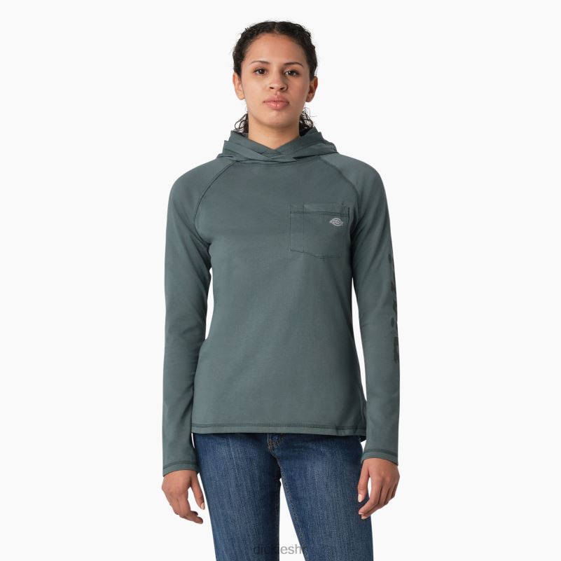 majica za sunčanje performansi hlađenja žene Dickies Lincoln Green (ln) 6BPL61665 odjeća