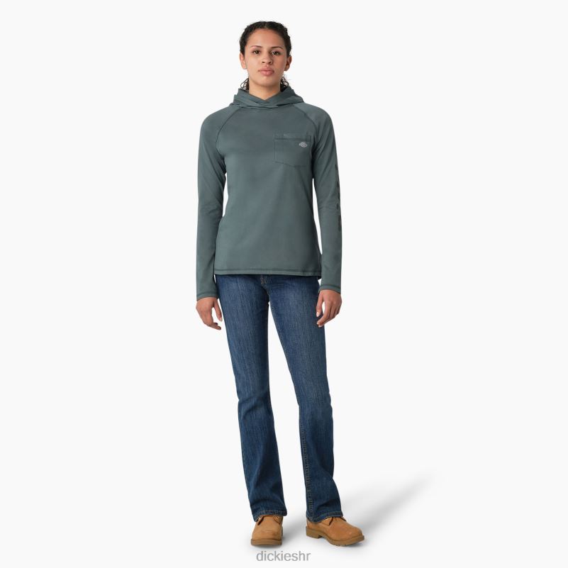 majica za sunčanje performansi hlađenja žene Dickies Lincoln Green (ln) 6BPL61665 odjeća
