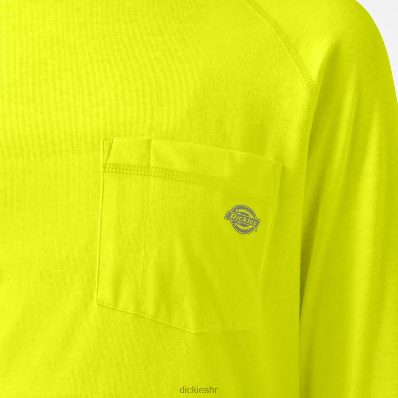 majica za sunčanje performansi hlađenja žene Dickies svijetlo žuta (bwd) 6BPL61660 odjeća