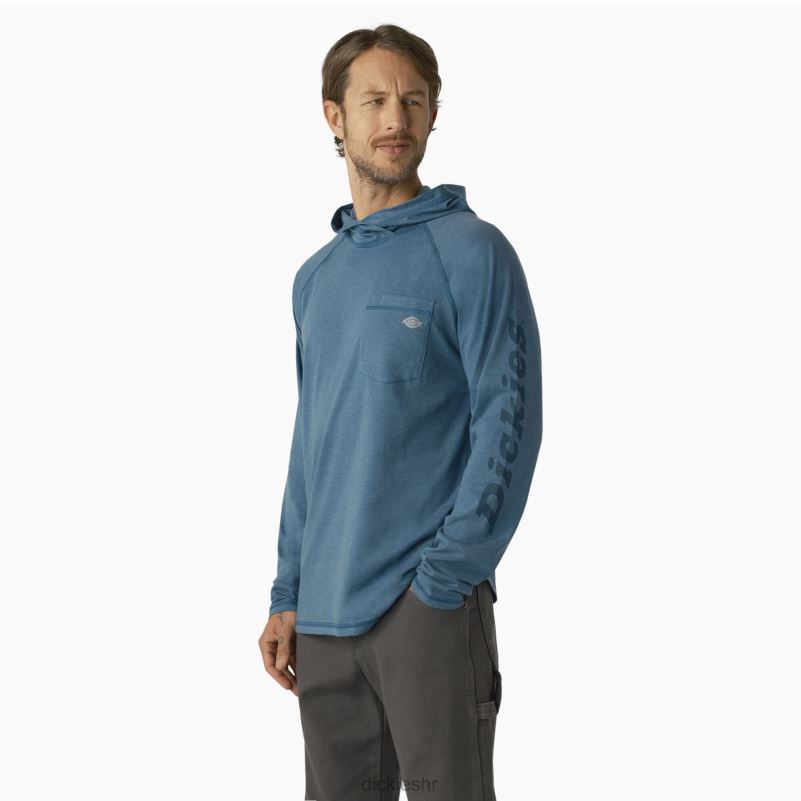 majica za sunčanje performansi hlađenja muškarci Dickies duboko nebo (esd) 6BPL6655 odjeća