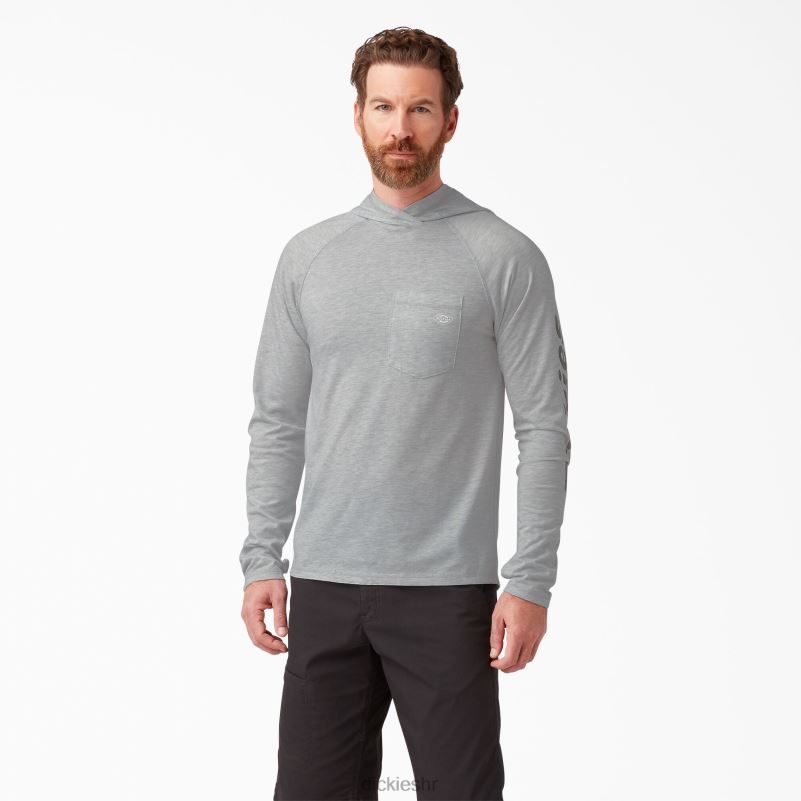 majica za sunčanje performansi hlađenja muškarci Dickies pepeljasto siva (ag) 6BPL6650 odjeća