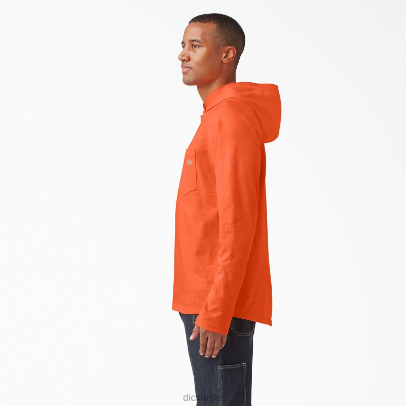 majica za sunčanje performansi hlađenja muškarci Dickies svijetlo narančasta (bod) 6BPL6651 odjeća