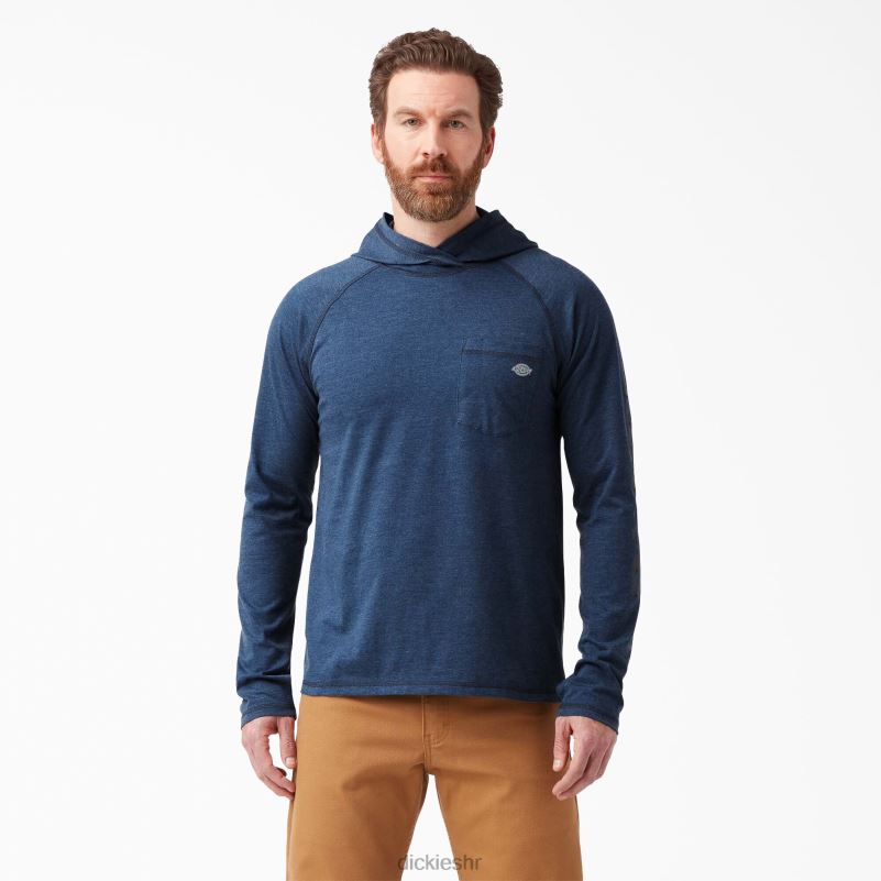 majica za sunčanje performansi hlađenja muškarci Dickies tamnoplavi vrijesak (dnh) 6BPL6654 odjeća