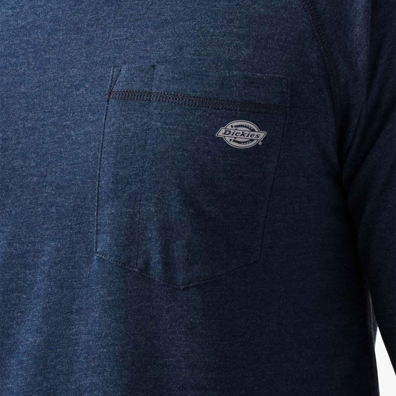majica za sunčanje performansi hlađenja muškarci Dickies tamnoplavi vrijesak (dnh) 6BPL6654 odjeća