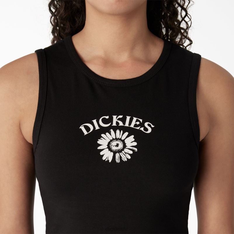 grafička skraćena majica bez rukava žene Dickies crna (kbk) 6BPL62112 odjeća