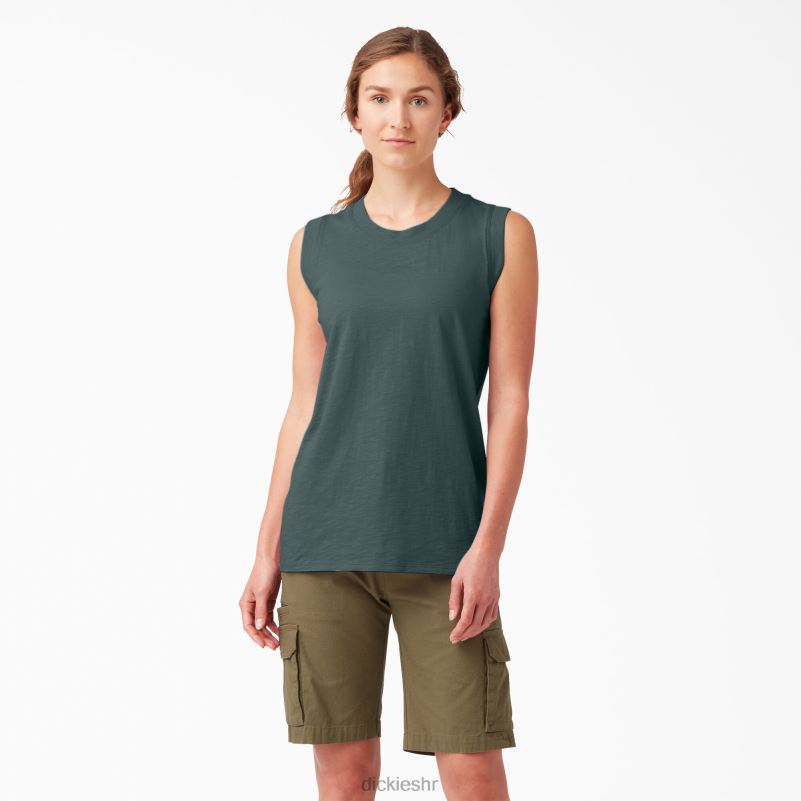 majica bez rukava žene Dickies Lincoln Green (ln) 6BPL62029 odjeća