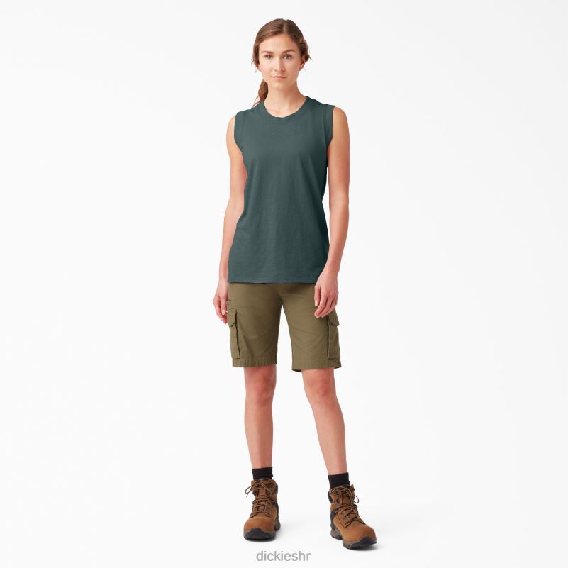 majica bez rukava žene Dickies Lincoln Green (ln) 6BPL62029 odjeća