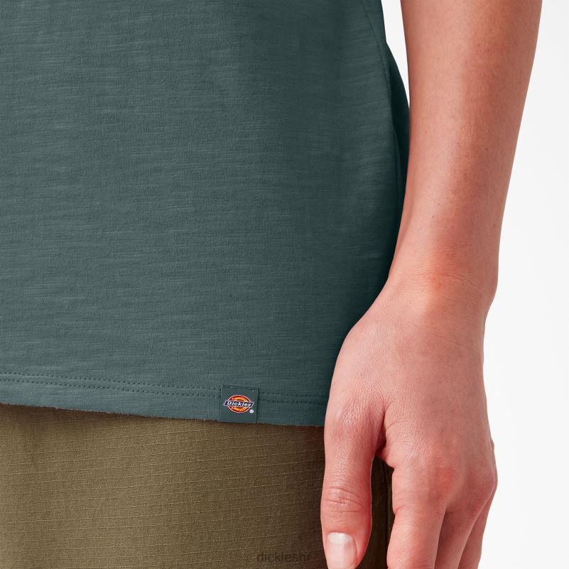 majica bez rukava žene Dickies Lincoln Green (ln) 6BPL62029 odjeća