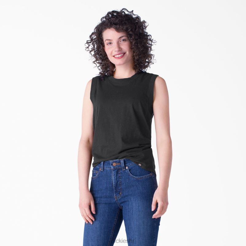 majica bez rukava žene Dickies crna (kbk) 6BPL62028 odjeća