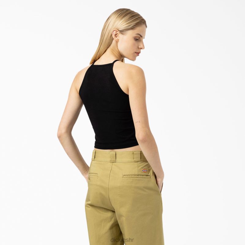 skraćena majica s lancem lake žene Dickies crna (bk) 6BPL62140 odjeća