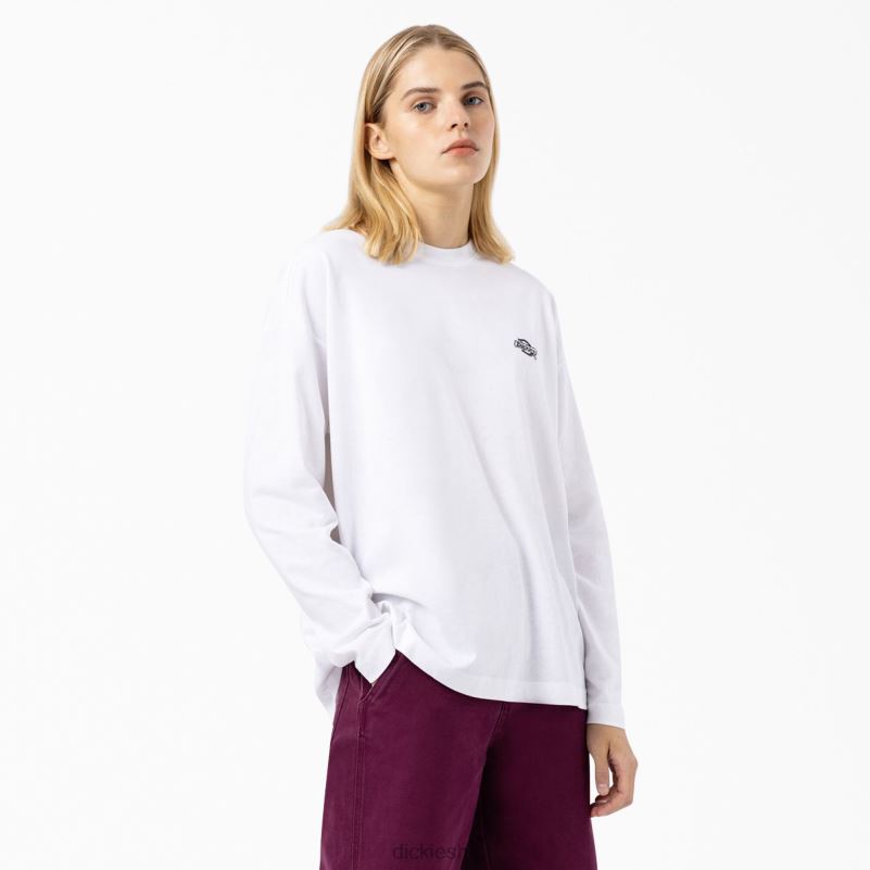 Summerdale majica dugih rukava žene Dickies bijelo (wh) 6BPL61991 odjeća