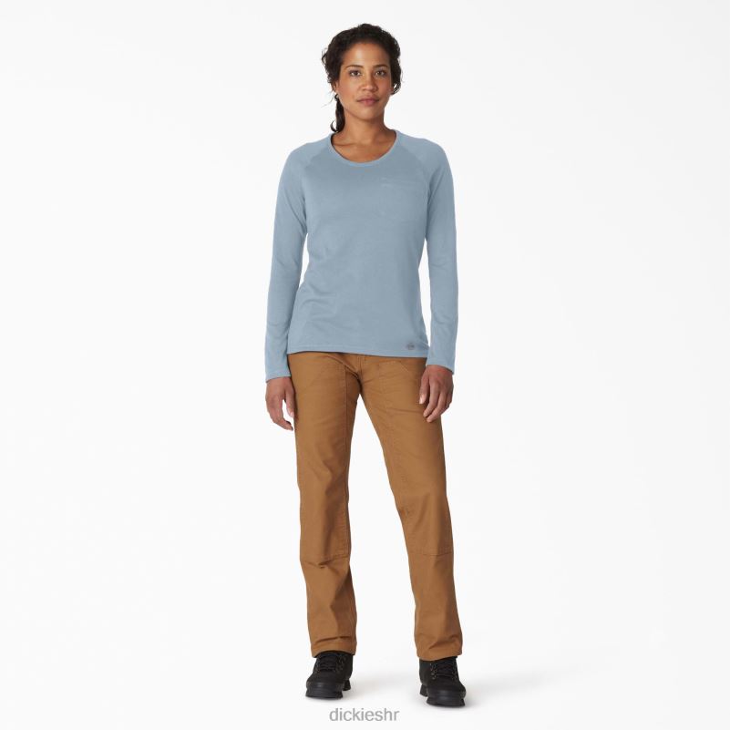 cool majica dugih rukava žene Dickies maglovito plava (fe) 6BPL61633 odjeća