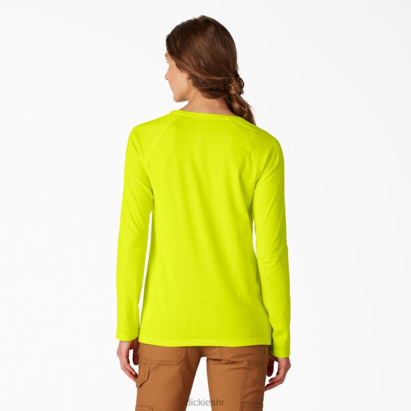 cool majica dugih rukava žene Dickies svijetlo žuta (bwd) 6BPL61629 odjeća