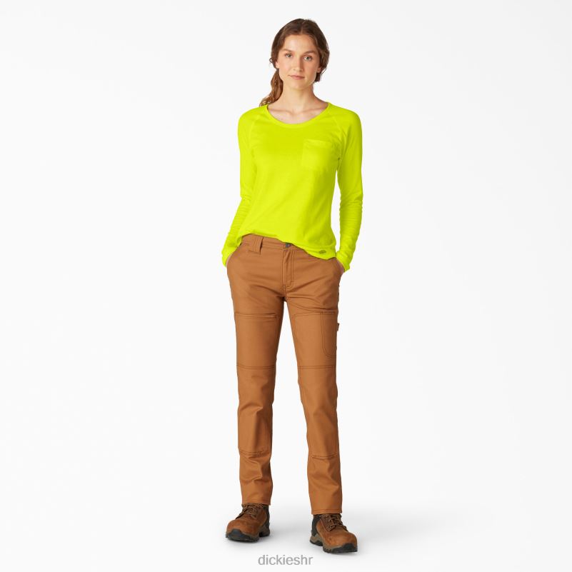 cool majica dugih rukava žene Dickies svijetlo žuta (bwd) 6BPL61629 odjeća