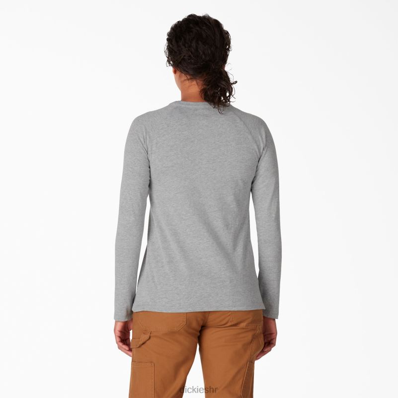 cool majica dugih rukava žene Dickies vrijesak sivi (hg) 6BPL61635 odjeća