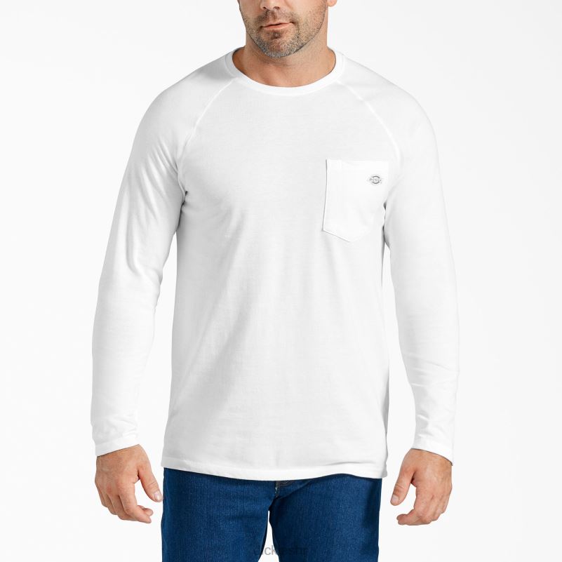 cool majica dugih rukava muškarci Dickies bijelo (wh) 6BPL6622 odjeća