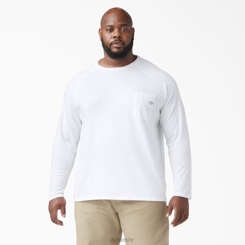 cool majica dugih rukava muškarci Dickies bijelo (wh) 6BPL6622 odjeća