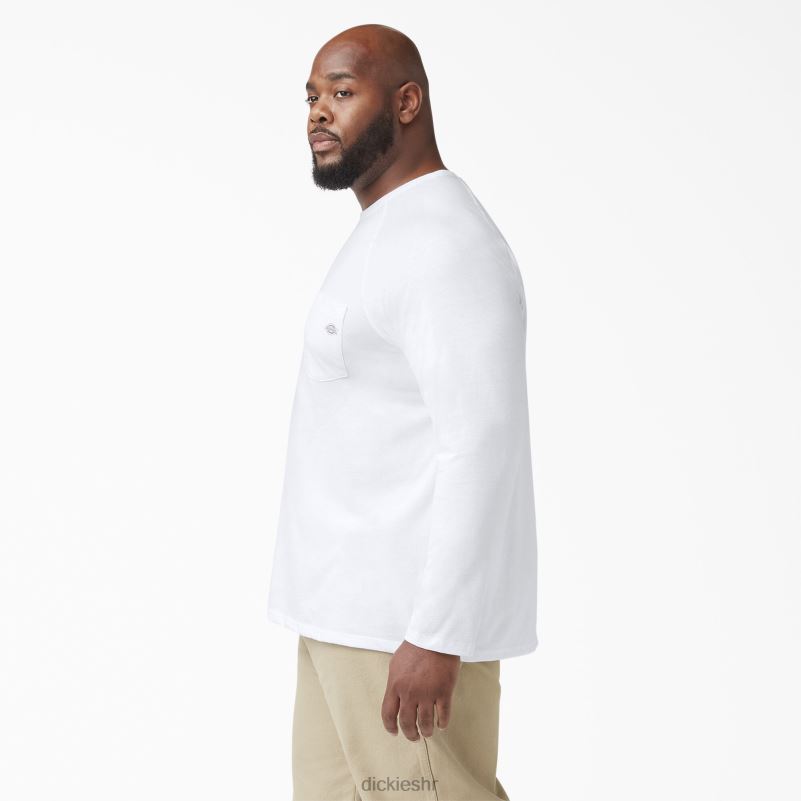 cool majica dugih rukava muškarci Dickies bijelo (wh) 6BPL6622 odjeća