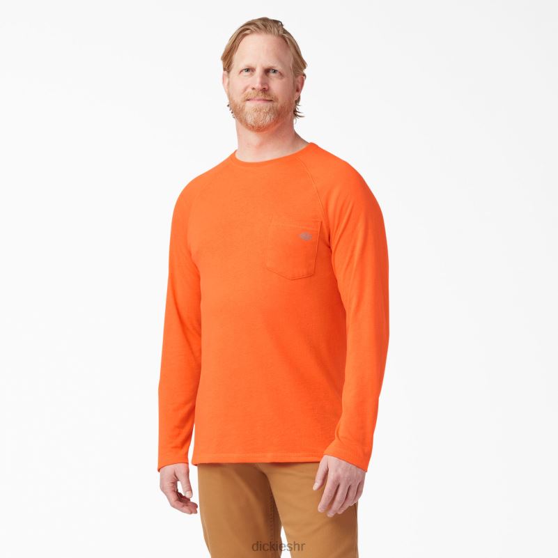 cool majica dugih rukava muškarci Dickies svijetlo narančasta (bod) 6BPL6615 odjeća