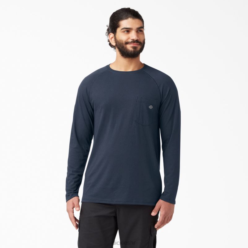 cool majica dugih rukava muškarci Dickies tamnoplava (dn) 6BPL6618 odjeća