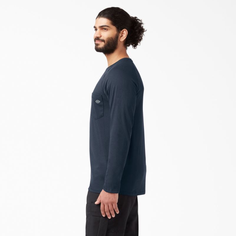 cool majica dugih rukava muškarci Dickies tamnoplava (dn) 6BPL6618 odjeća