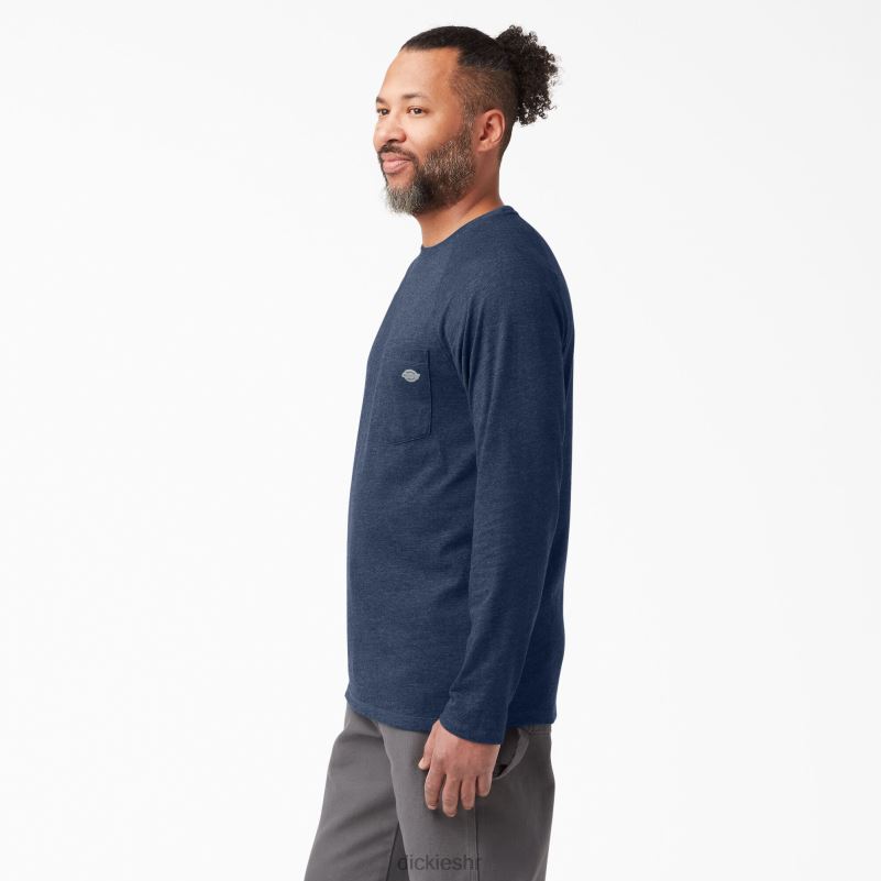 cool majica dugih rukava muškarci Dickies tamnoplavi vrijesak (dnh) 6BPL6619 odjeća
