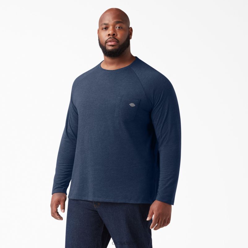 cool majica dugih rukava muškarci Dickies tamnoplavi vrijesak (dnh) 6BPL6619 odjeća